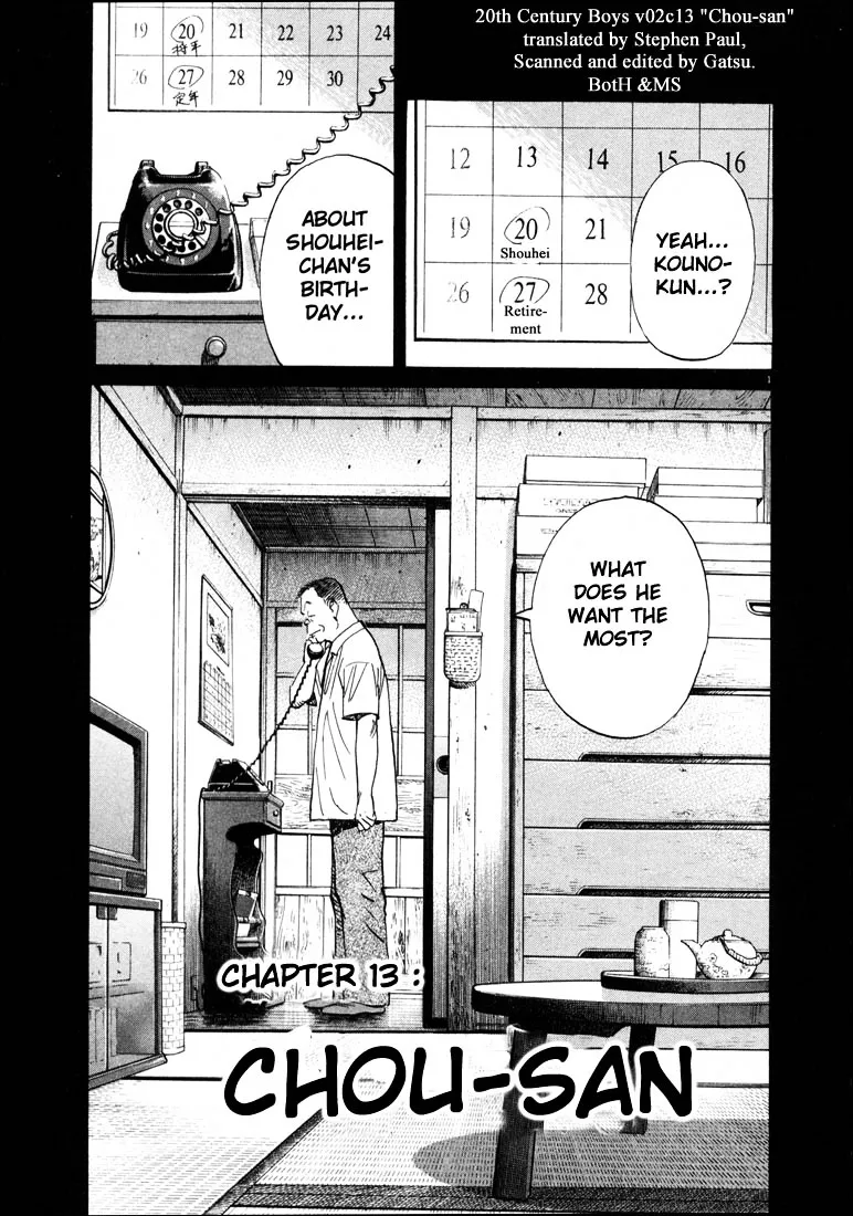 20Th Century Boys Chapter 13 page 1 - MangaKakalot