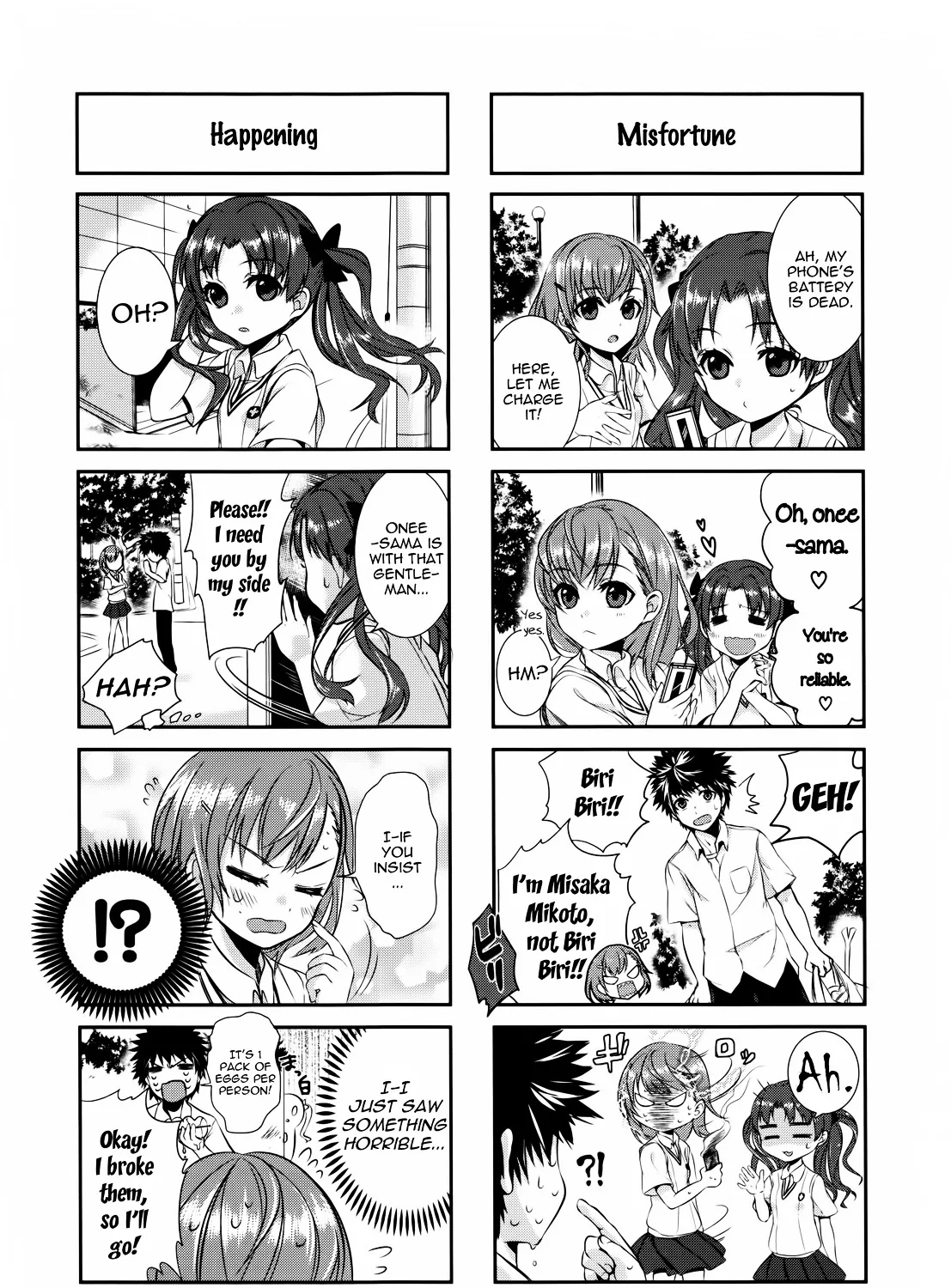 4-Koma Koushiki Anthology - Toaru Kagaku No Railgun X Toaru Majutsu No Index - Page 6