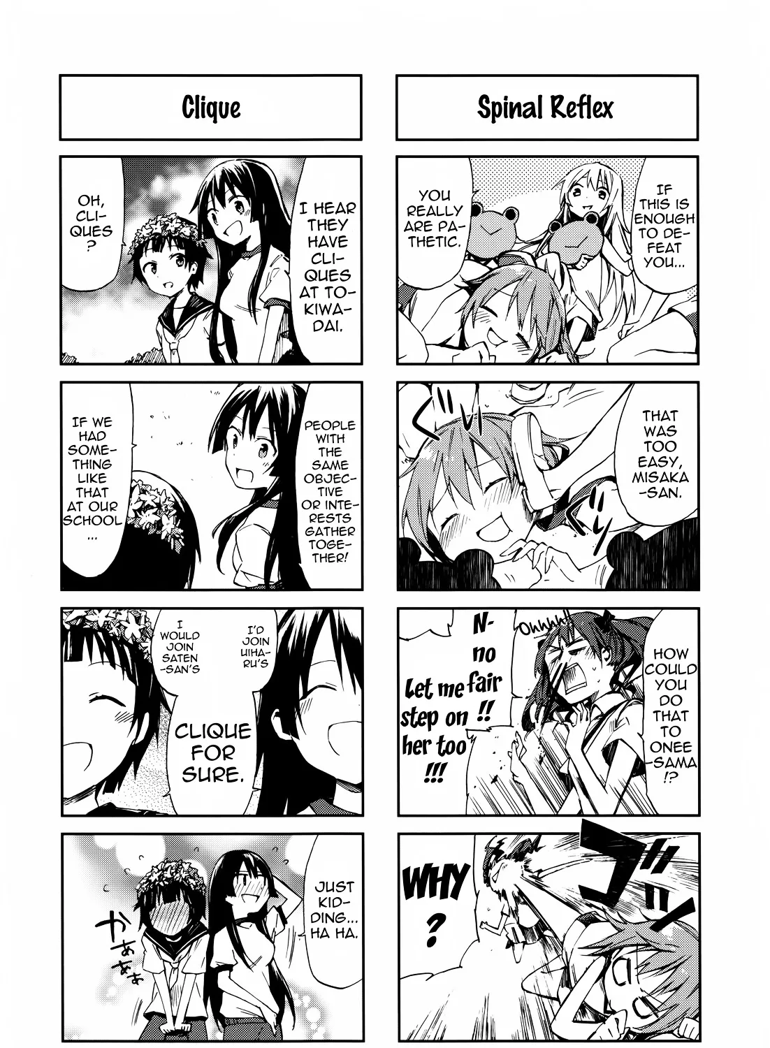 4-Koma Koushiki Anthology - Toaru Kagaku No Railgun X Toaru Majutsu No Index - Page 4