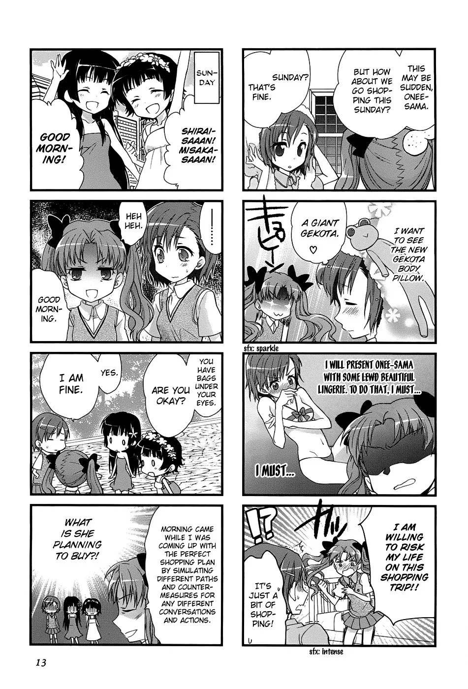 4-Koma Koushiki Anthology - Toaru Kagaku No Railgun X Toaru Majutsu No Index - Page 3