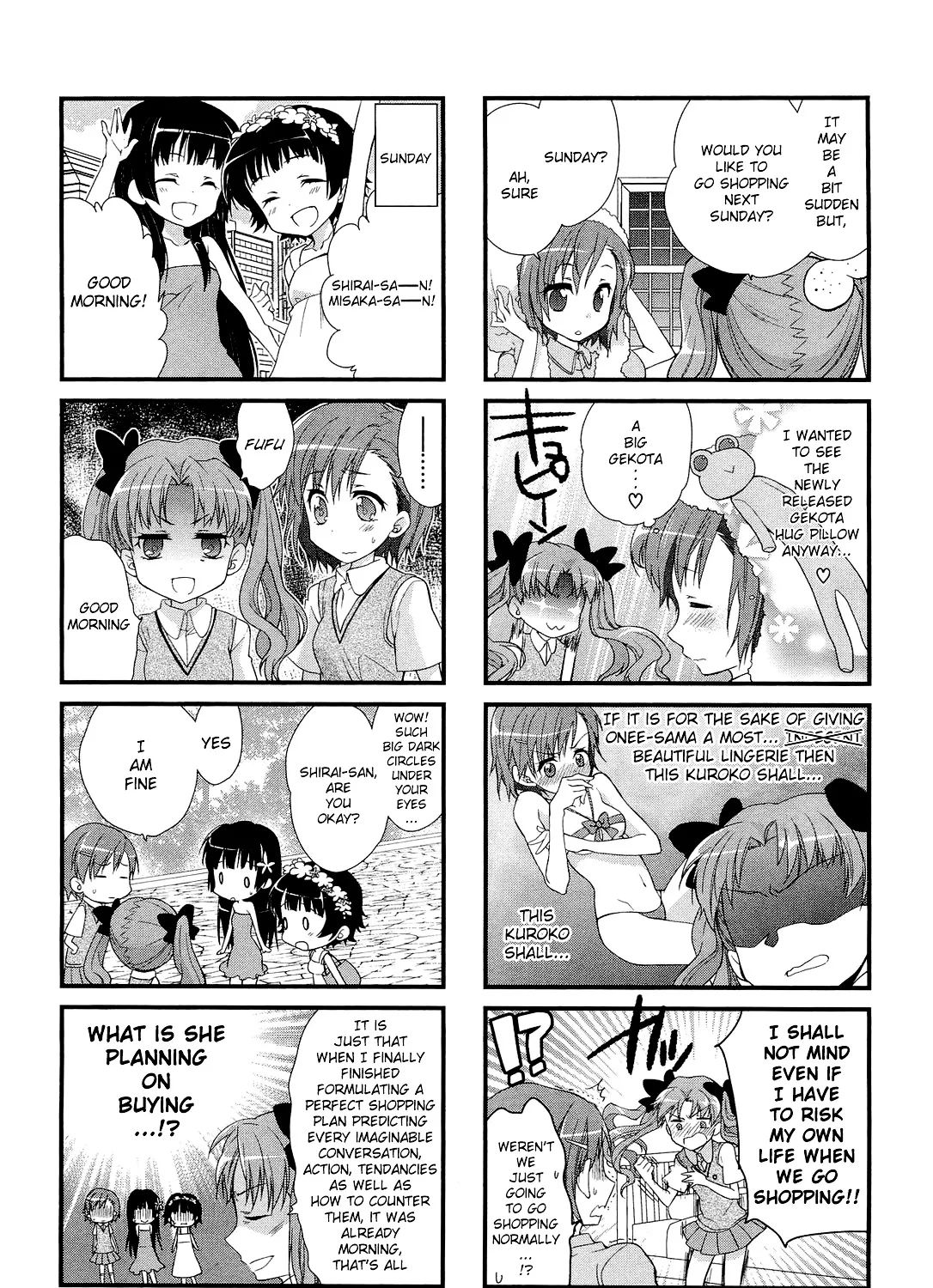 4-Koma Koushiki Anthology - Toaru Kagaku No Railgun X Toaru Majutsu No Index - Page 4