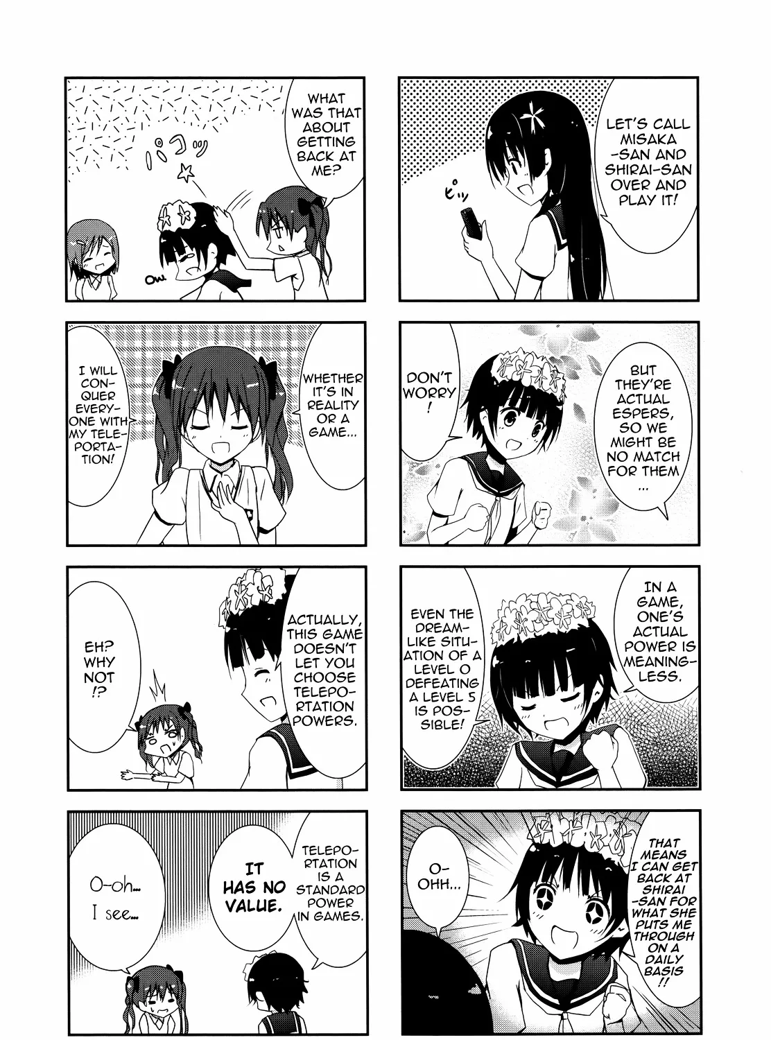 4-Koma Koushiki Anthology - Toaru Kagaku No Railgun X Toaru Majutsu No Index - Page 4