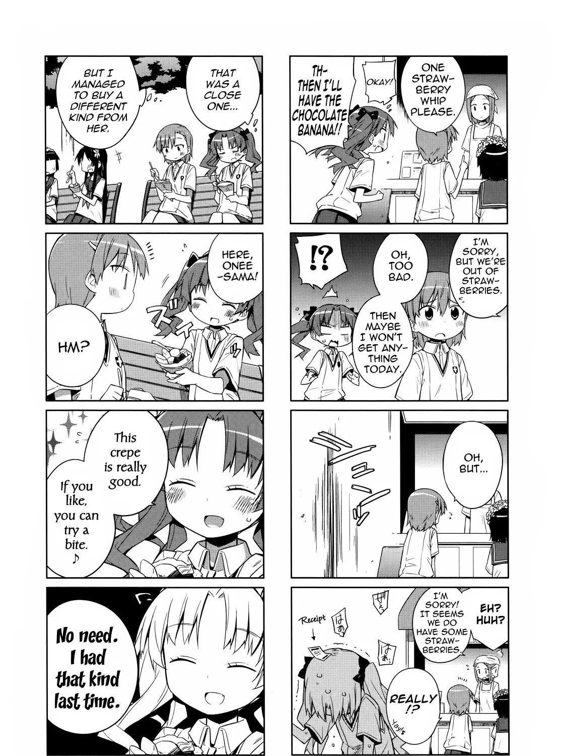 4-Koma Koushiki Anthology - Toaru Kagaku No Railgun X Toaru Majutsu No Index - Page 4