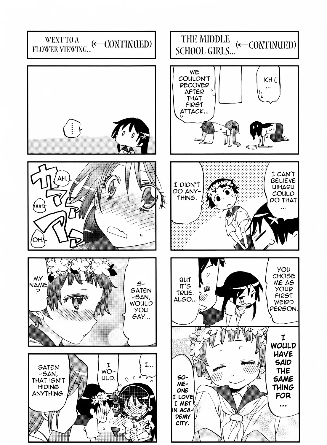 4-Koma Koushiki Anthology - Toaru Kagaku No Railgun X Toaru Majutsu No Index - Page 10