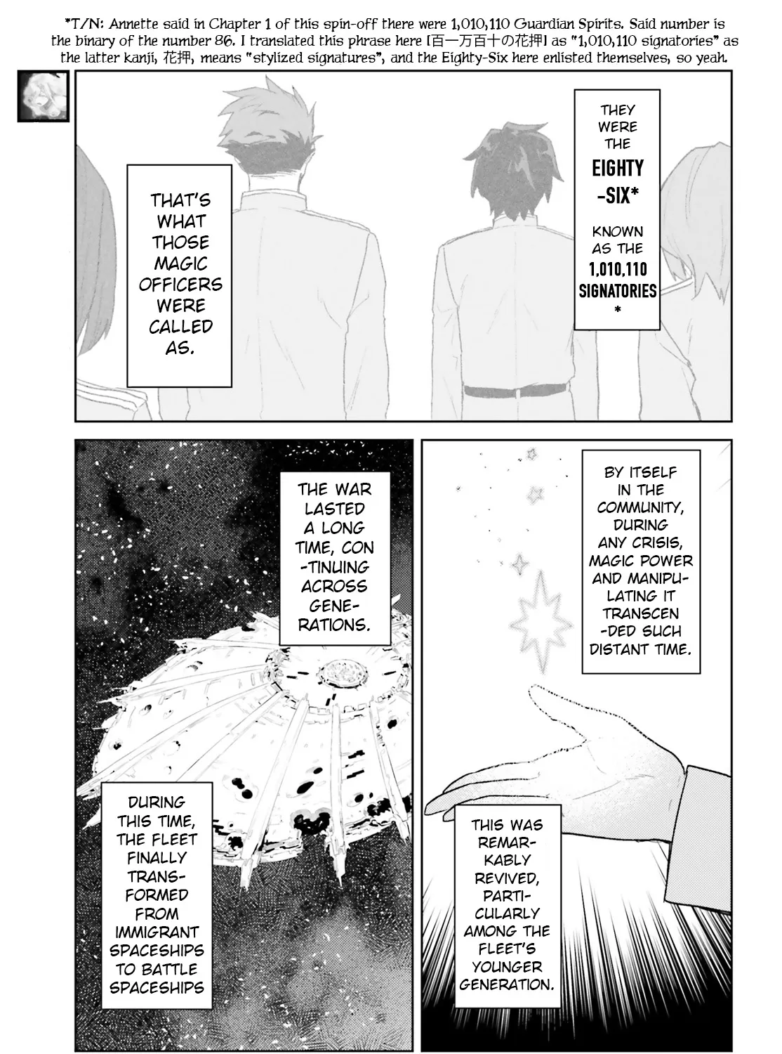 86 - Eighty-Six - Mahou Shoujo Regina ☆ Lena ~Tatakae! Ginga Koukou Senkan San Magnolia~ Chapter 4 page 35 - MangaKakalot