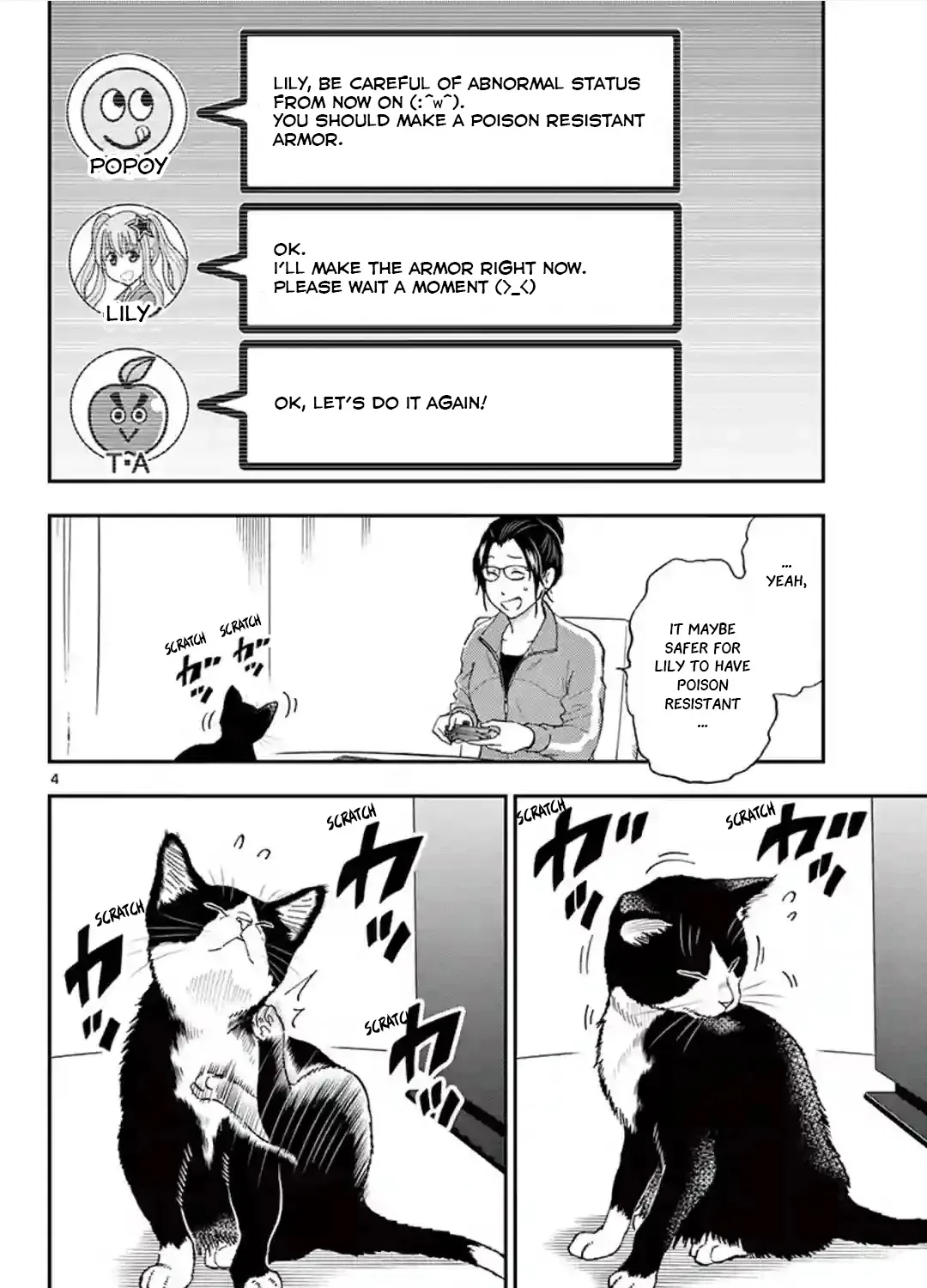 A Gamer Living with a Cat Chapter 4 page 8 - MangaNato