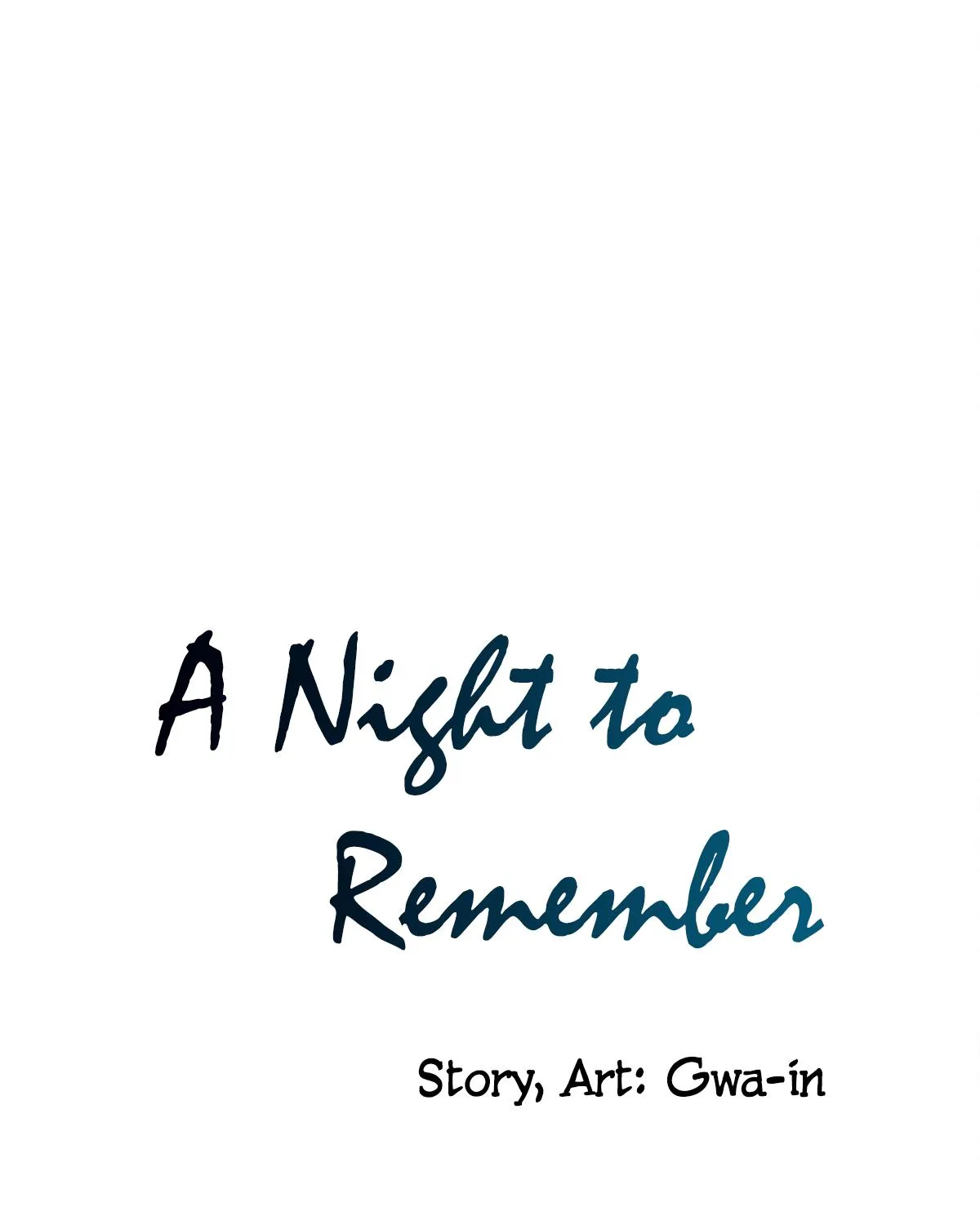 A Night to Remember - Page 1