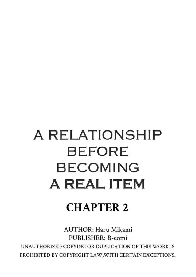 A Relationship Before Becoming A Real Item - Page 22