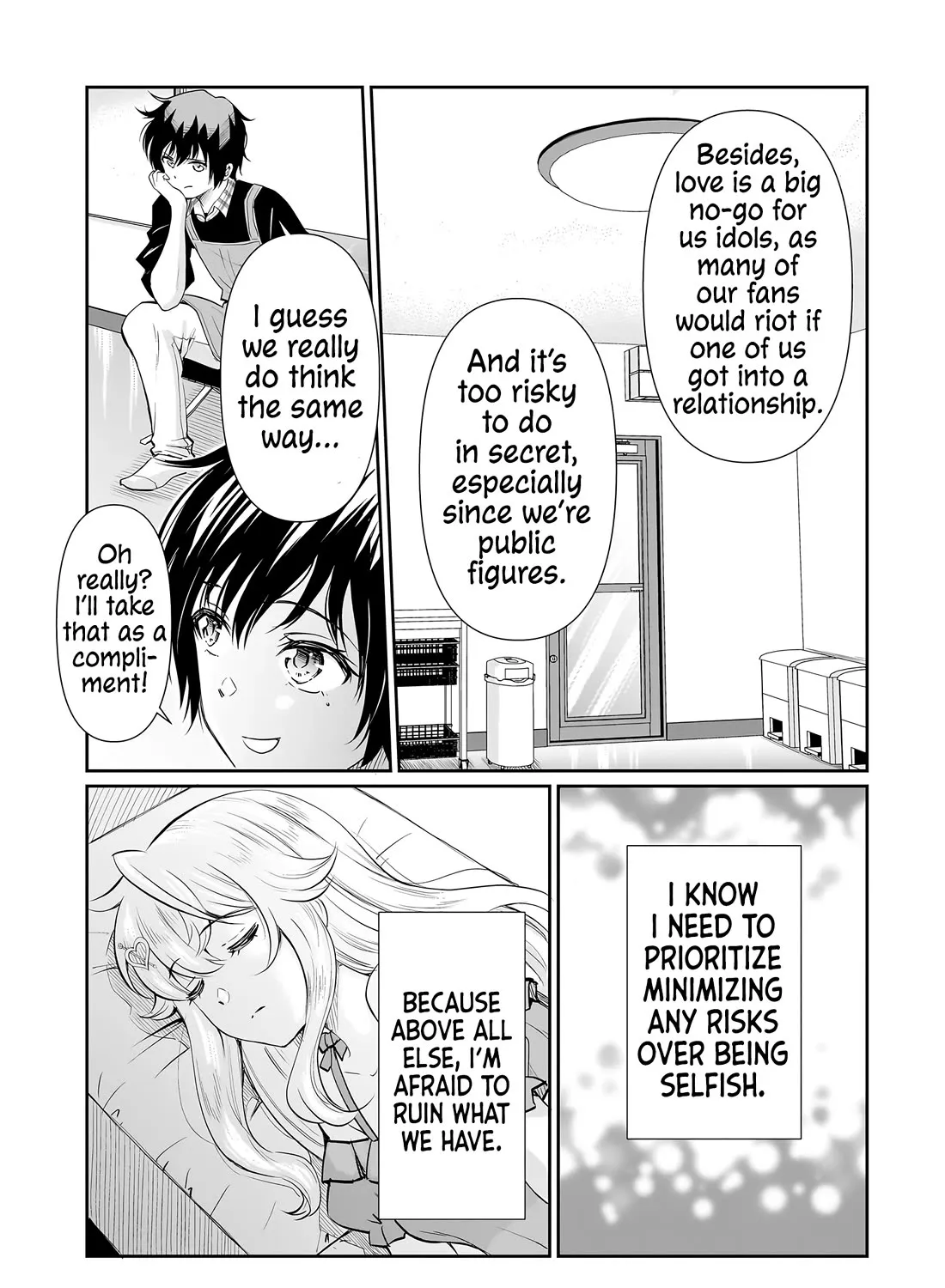 A Very Popular Idol Classmate Has Taken a Liking to Me, A Person Who Doesn’t Want to Work for my Whole Life Chapter 16 page 15 - MangaKakalot