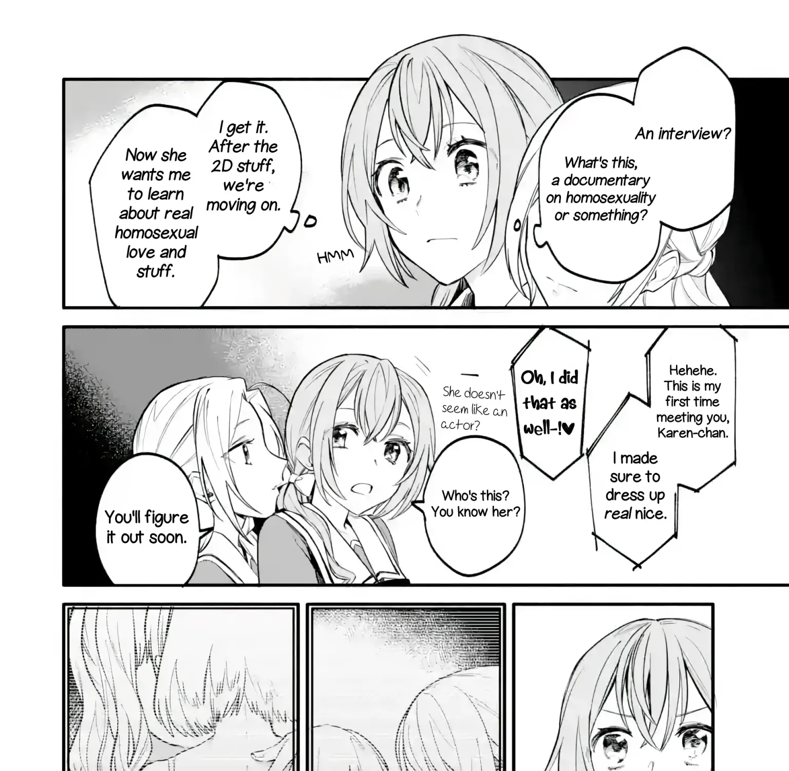 A Yuri Story About A Girl Who Insists "it