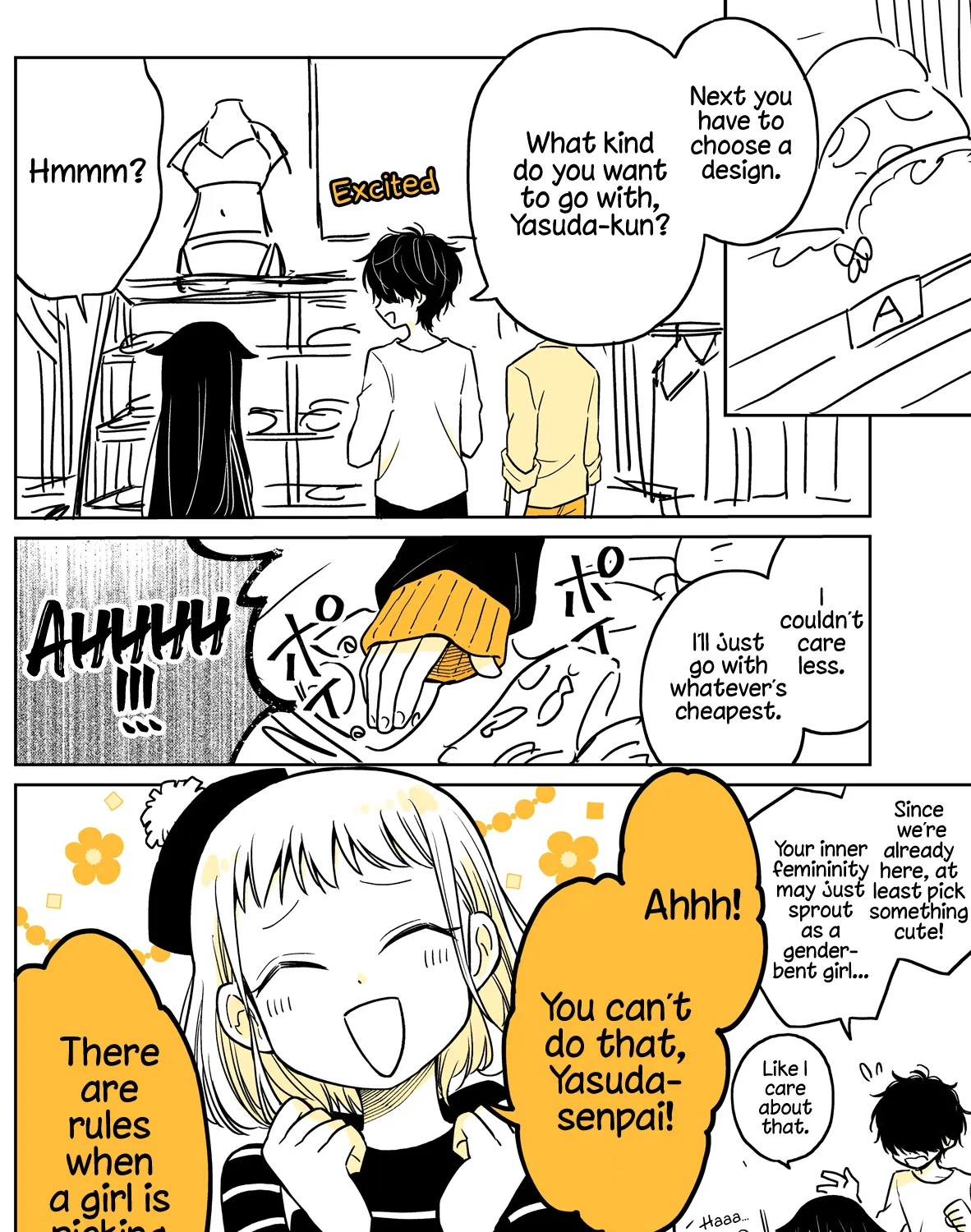 About A Lazy High School Guy Who Woke Up As A Girl One Morning Chapter 10.6 page 6 - Mangabat