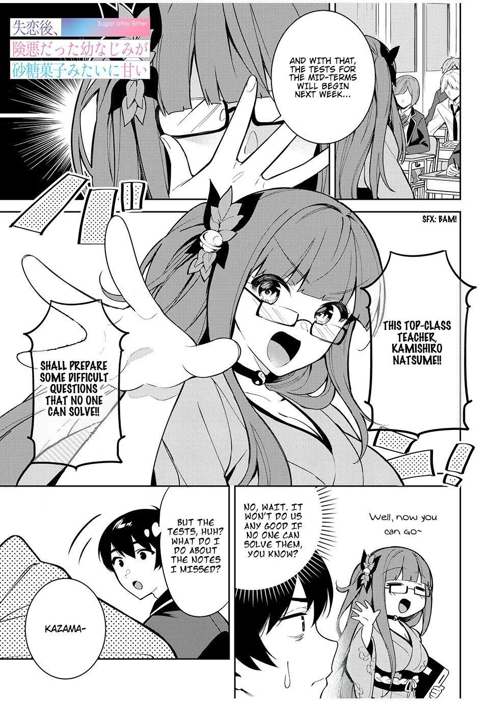 After a heartbreak, My Bitter Childhood Friend Is Now Sweet Like Sugar Chapter 4.1 page 4 - MangaKakalot