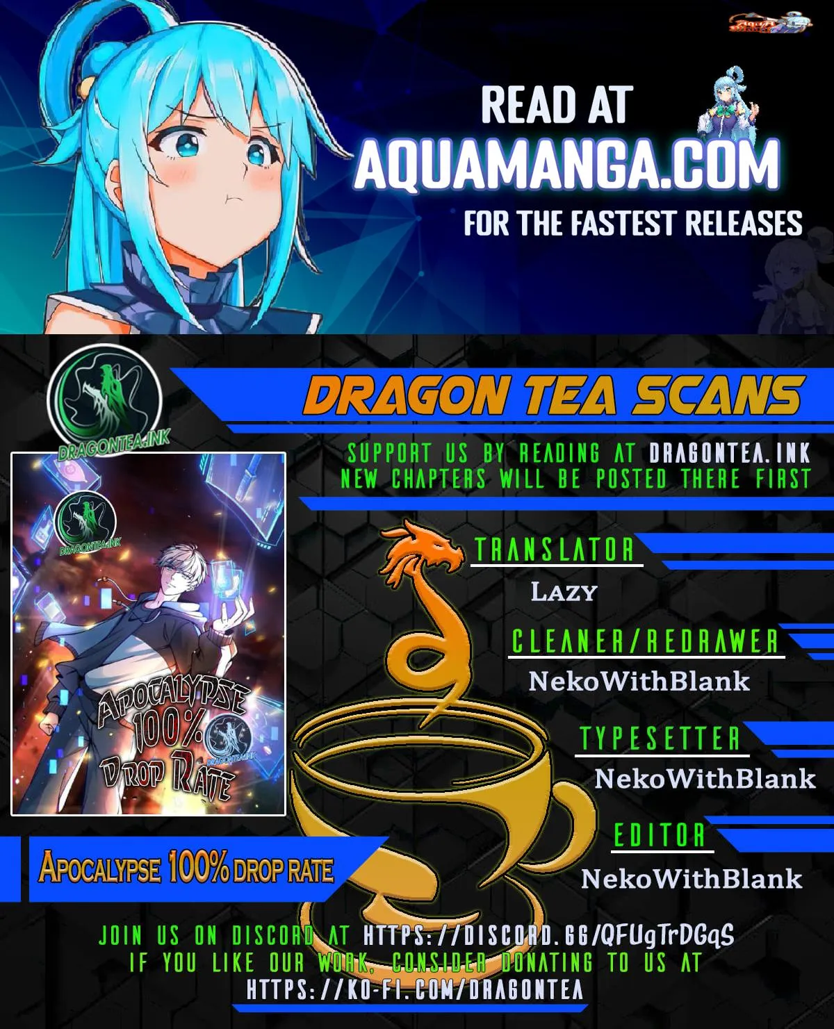 Apocalypse 100% Drop Rate Chapter 16 page 1 - MangaNato