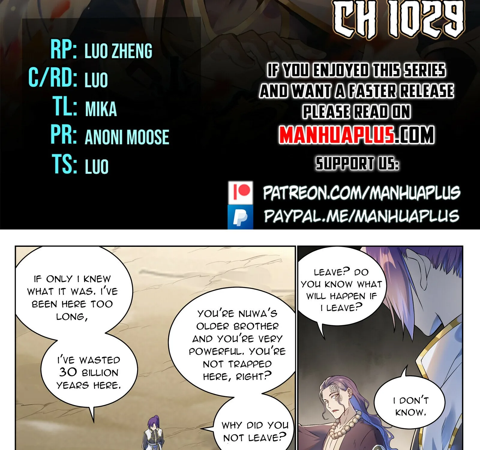 Apotheosis Chapter 1029 page 2 - MangaNato