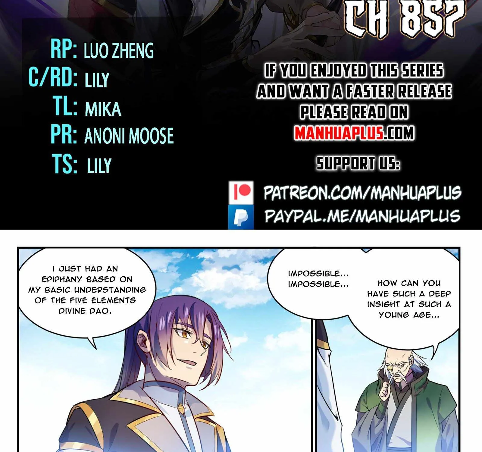 Apotheosis Chapter 857 page 2 - MangaNato