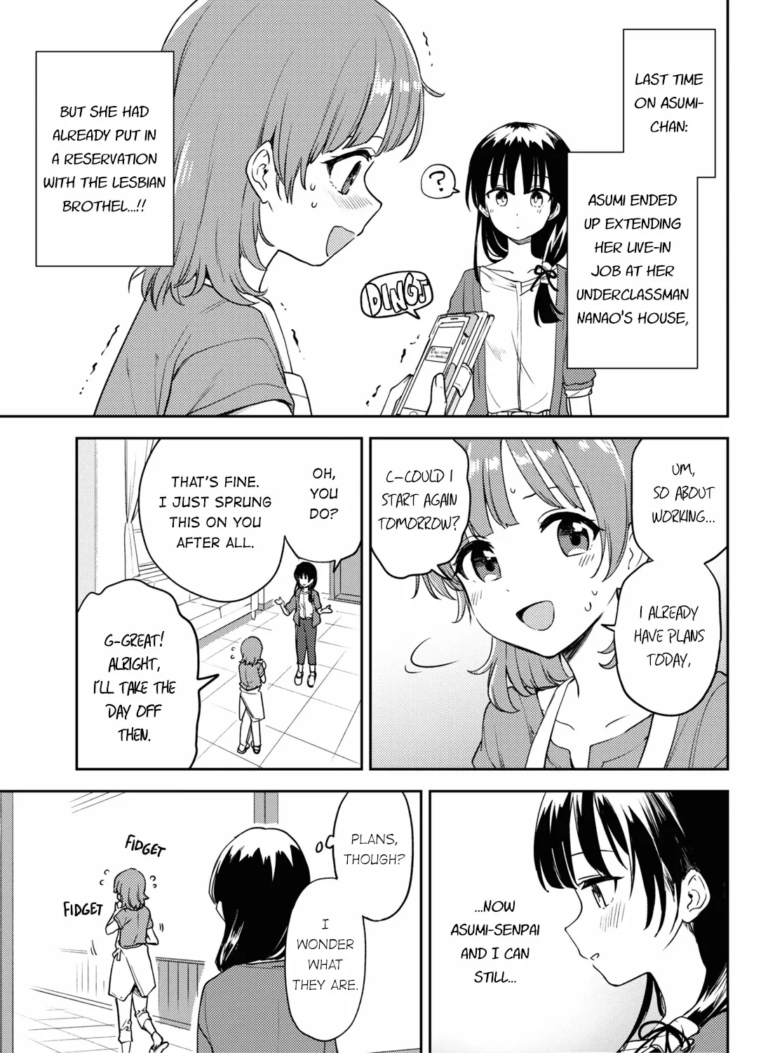 Asumi-Chan Is Interested In Lesbian Brothels! Chapter 12 page 1 - MangaKakalot