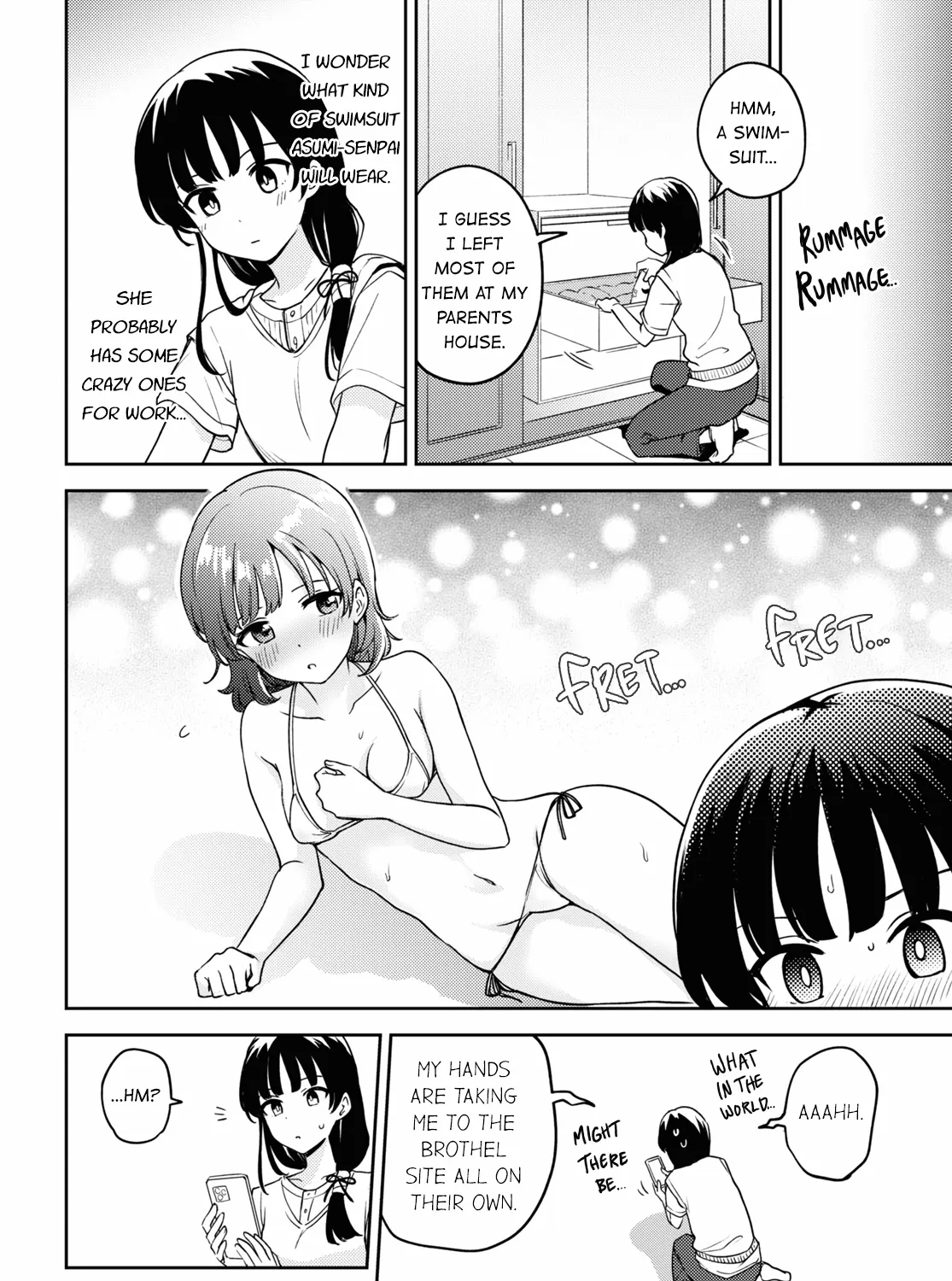 Asumi-Chan Is Interested In Lesbian Brothels! Chapter 13 page 59 - MangaKakalot