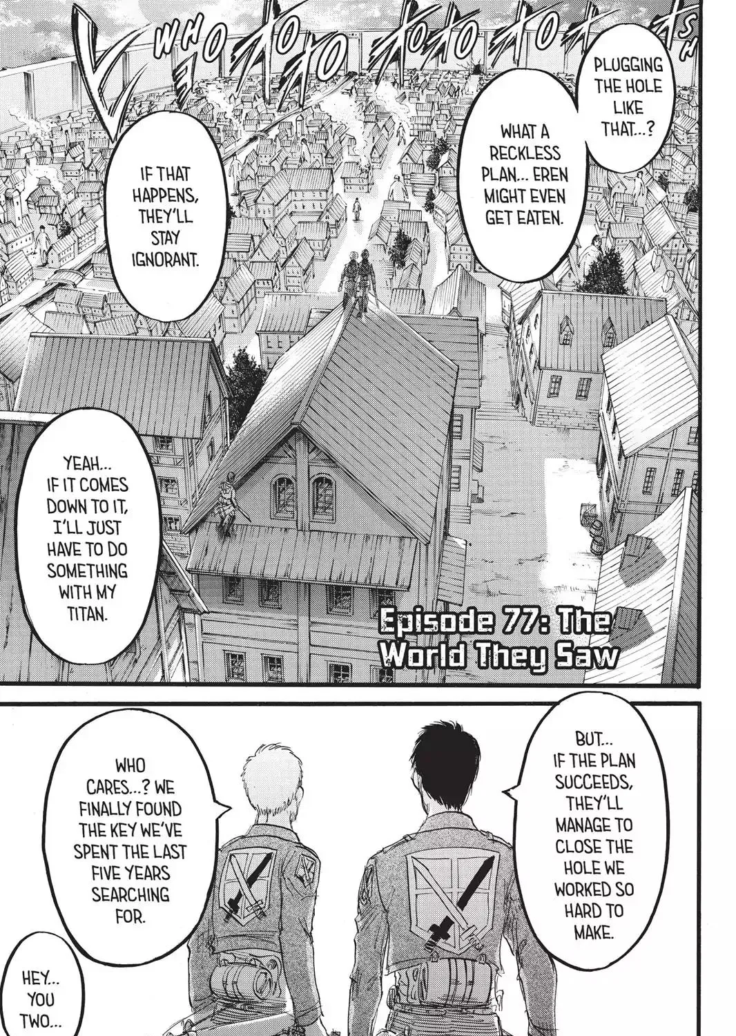 Attack On Titan Chapter 77 page 1 - MangaNato