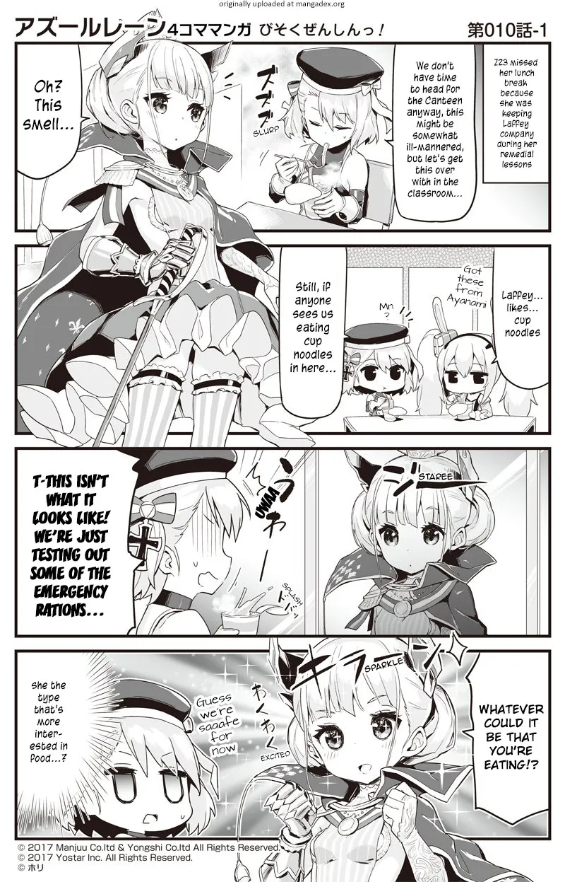 Azur Lane 4-koma: Slow Ahead Chapter 10 page 1 - MangaNato