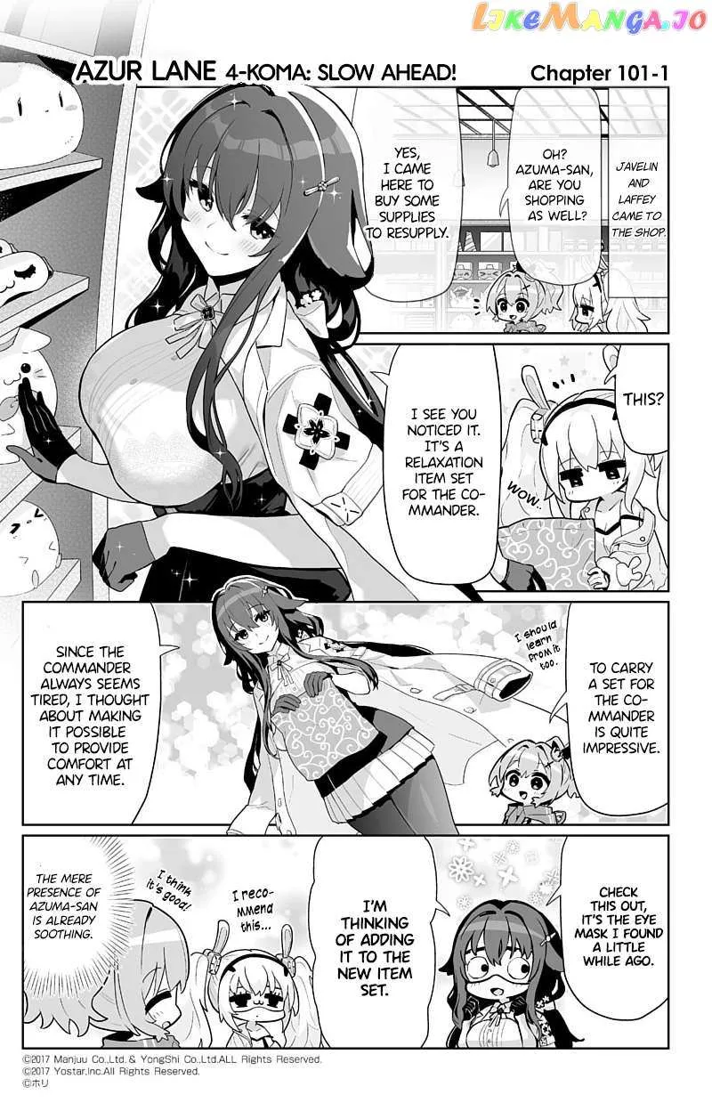 Azur Lane 4-koma: Slow Ahead Chapter 101 page 1 - MangaNato