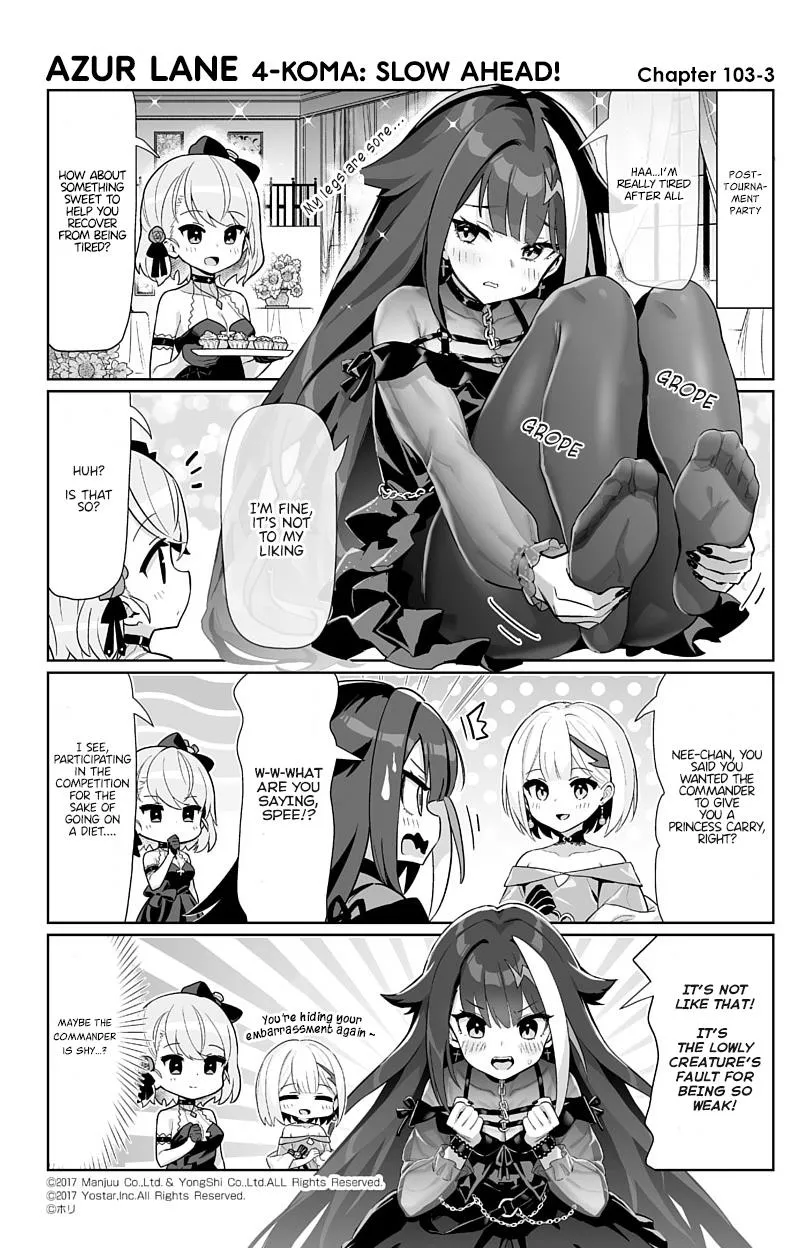 Azur Lane 4-koma: Slow Ahead Chapter 103 page 3 - MangaKakalot