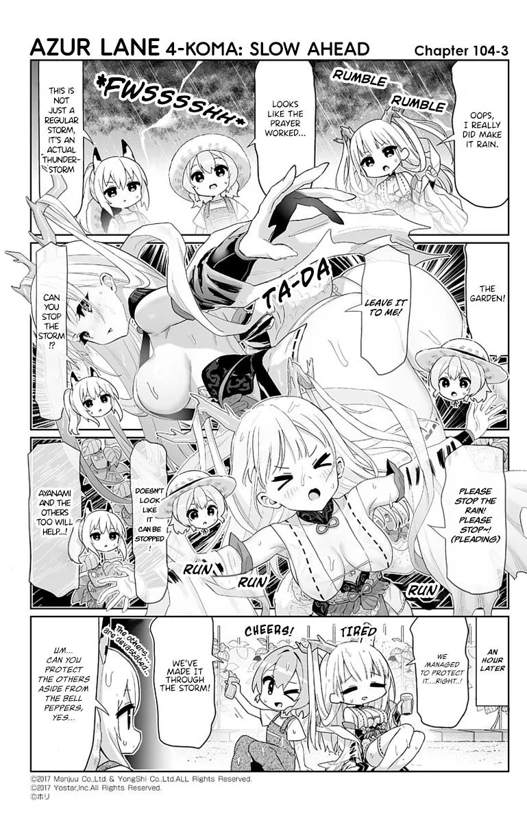 Azur Lane 4-koma: Slow Ahead Chapter 104 page 3 - MangaKakalot