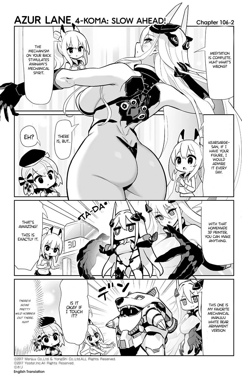 Azur Lane 4-koma: Slow Ahead Chapter 106 page 2 - MangaKakalot