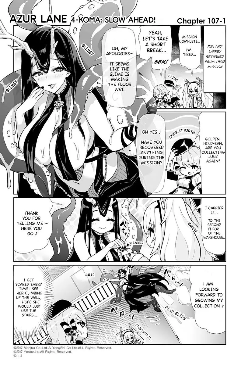 Azur Lane 4-koma: Slow Ahead Chapter 107 page 1 - MangaKakalot