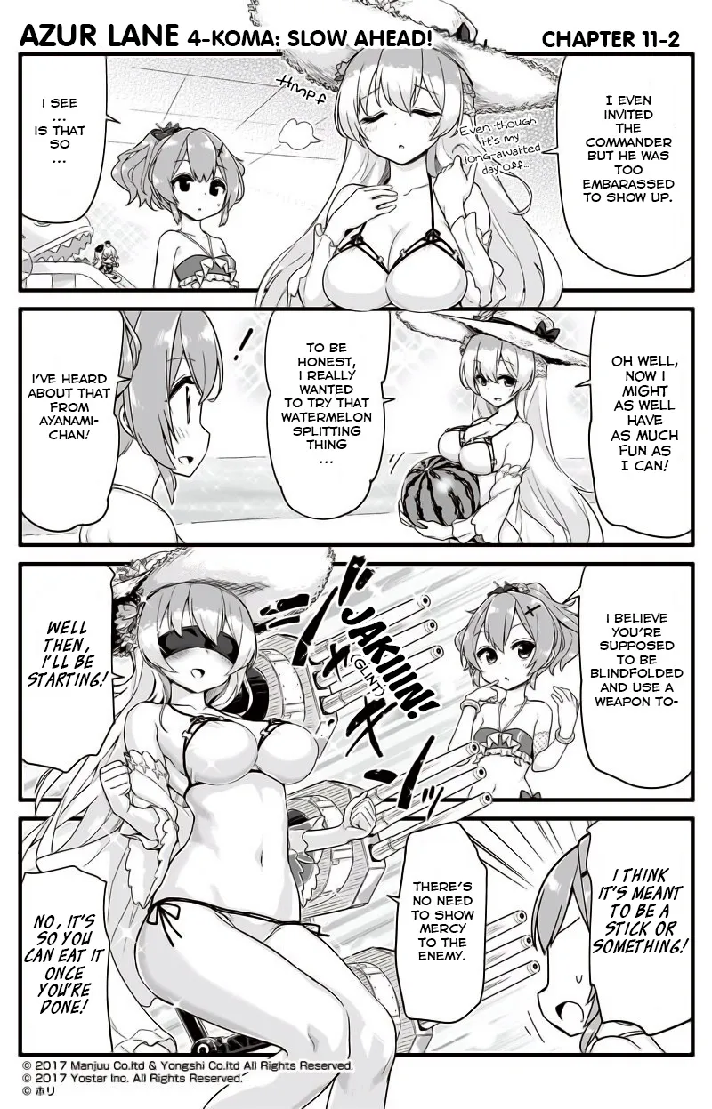 Azur Lane 4-koma: Slow Ahead Chapter 11 page 2 - MangaKakalot