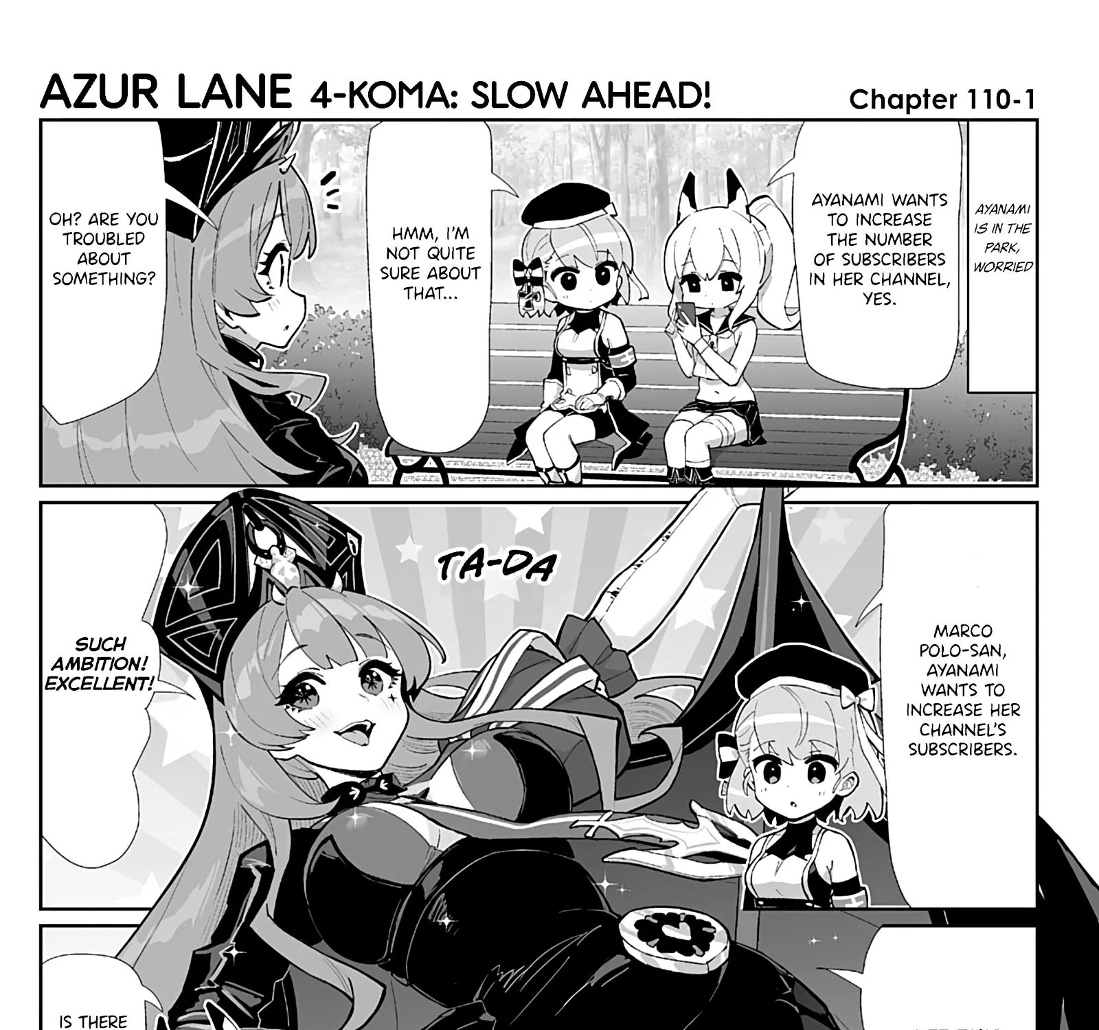 Azur Lane 4-koma: Slow Ahead Chapter 110 page 1 - MangaKakalot