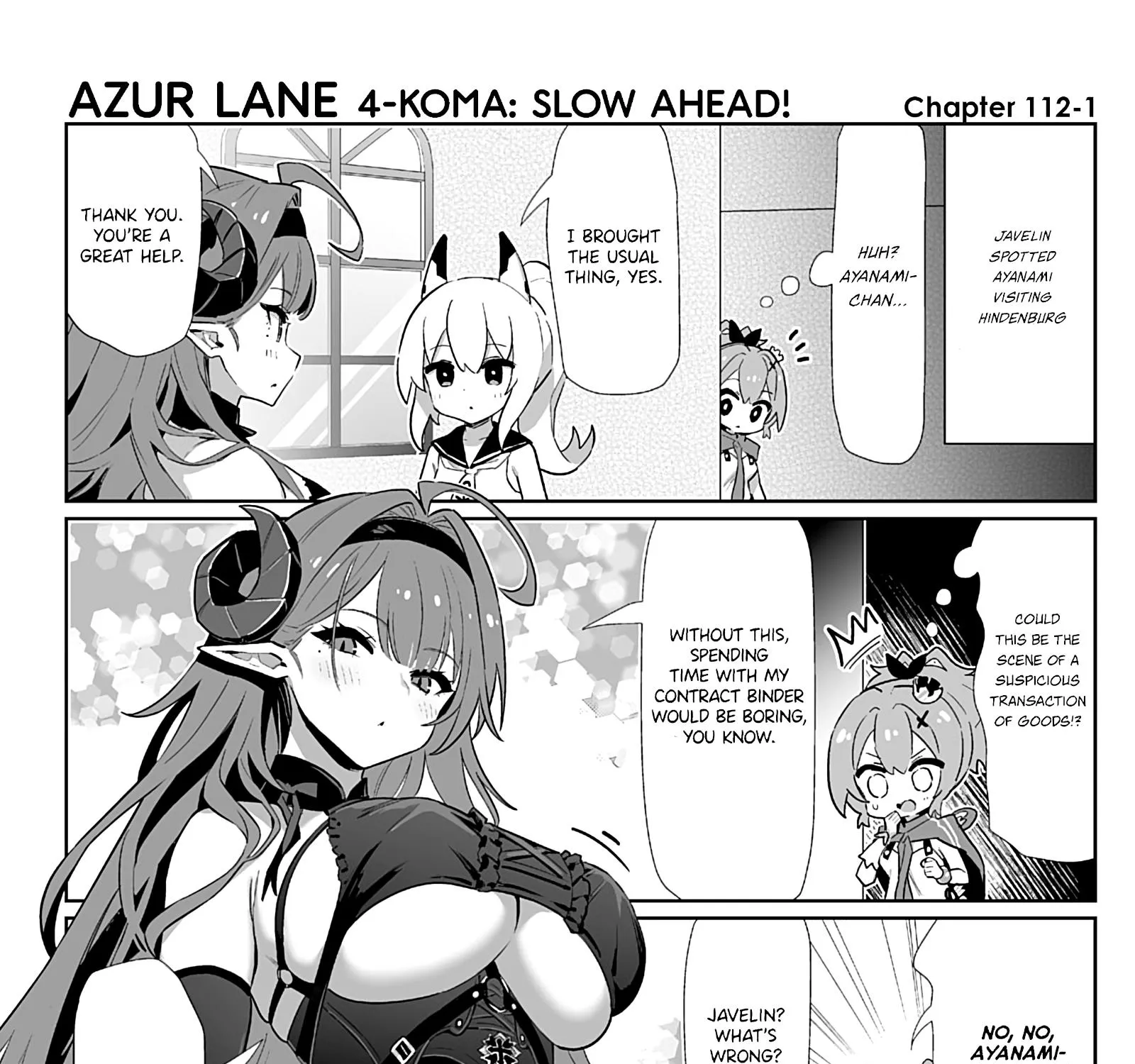 Azur Lane 4-koma: Slow Ahead Chapter 112 page 1 - MangaKakalot