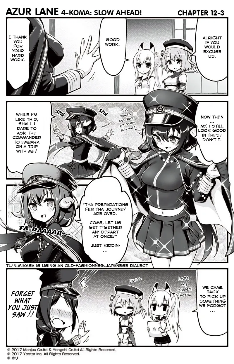 Azur Lane 4-koma: Slow Ahead Chapter 12 page 3 - MangaNato