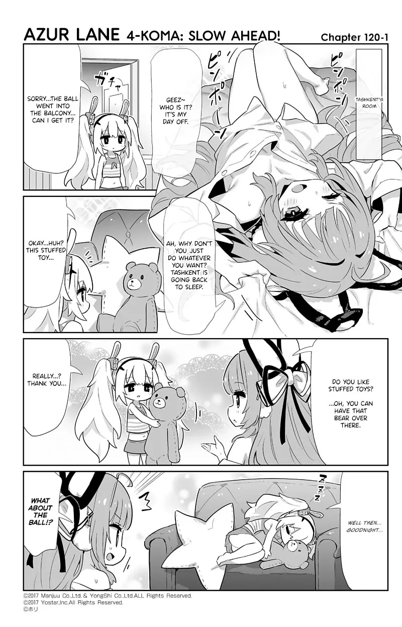 Azur Lane 4-koma: Slow Ahead Chapter 120 page 1 - MangaKakalot