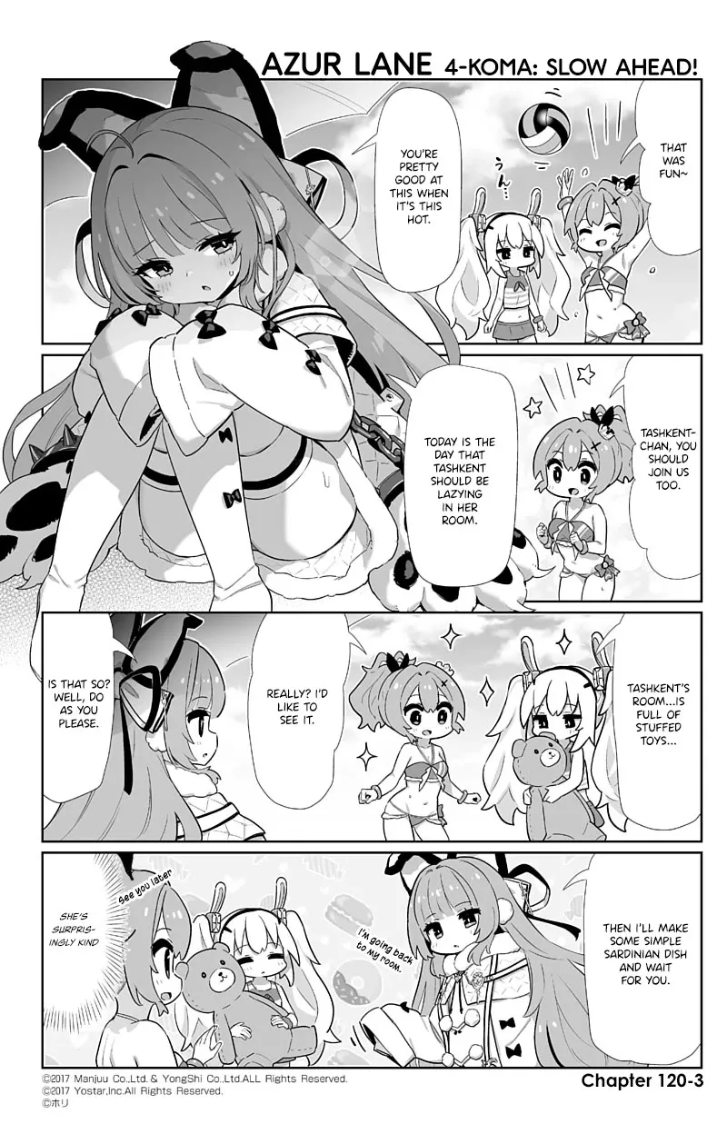 Azur Lane 4-koma: Slow Ahead Chapter 120 page 3 - MangaKakalot