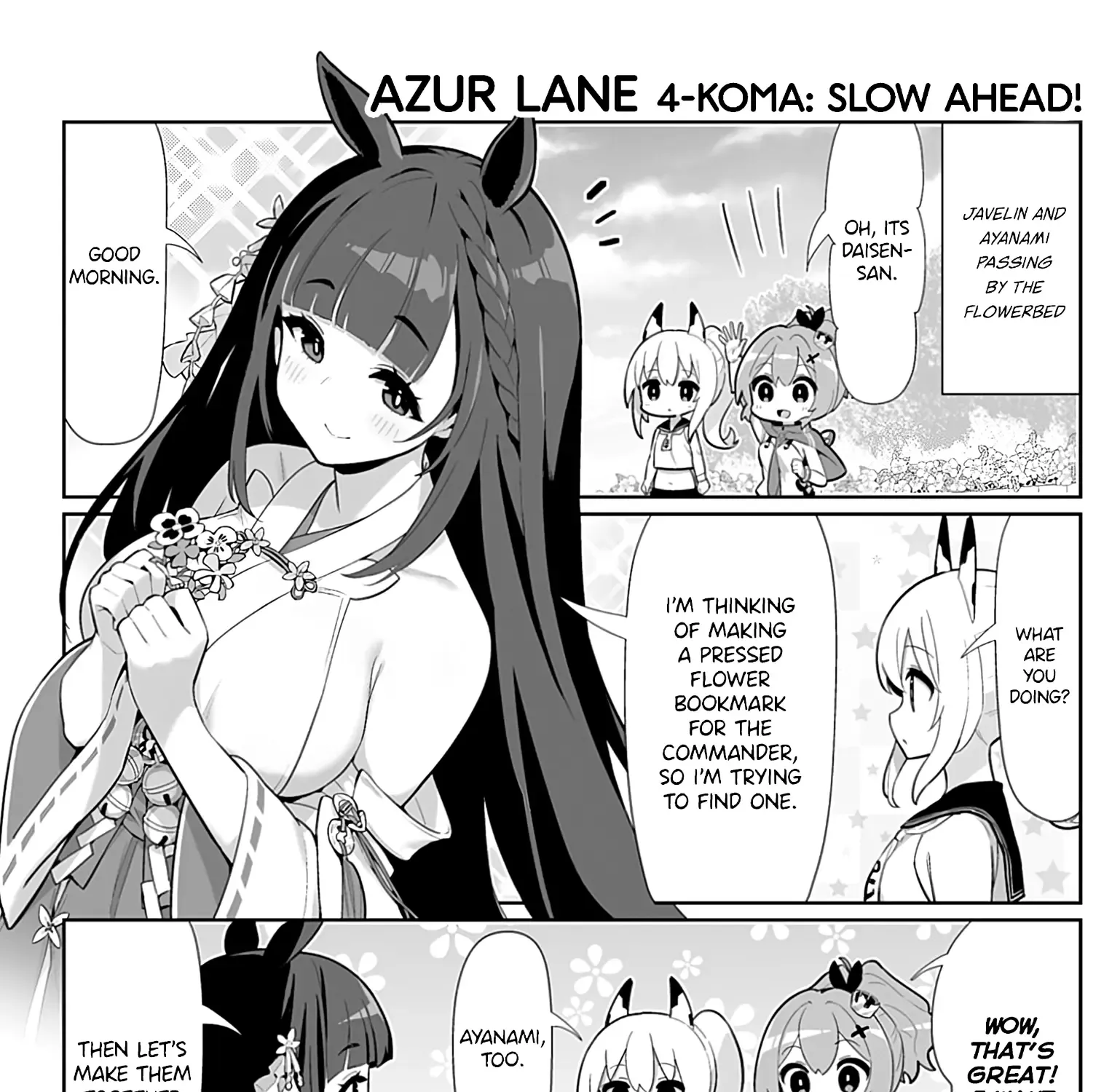 Azur Lane 4-koma: Slow Ahead Chapter 127 page 1 - MangaKakalot