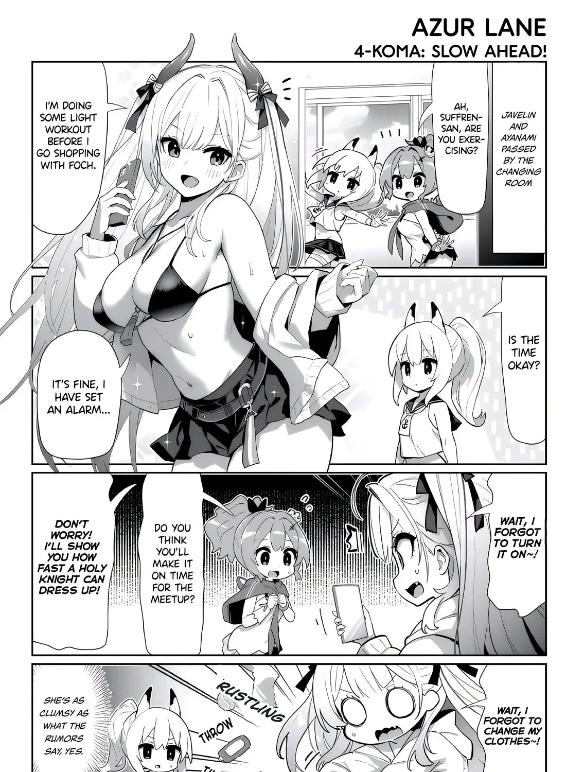 Azur Lane 4-koma: Slow Ahead Chapter 131 page 1 - MangaKakalot