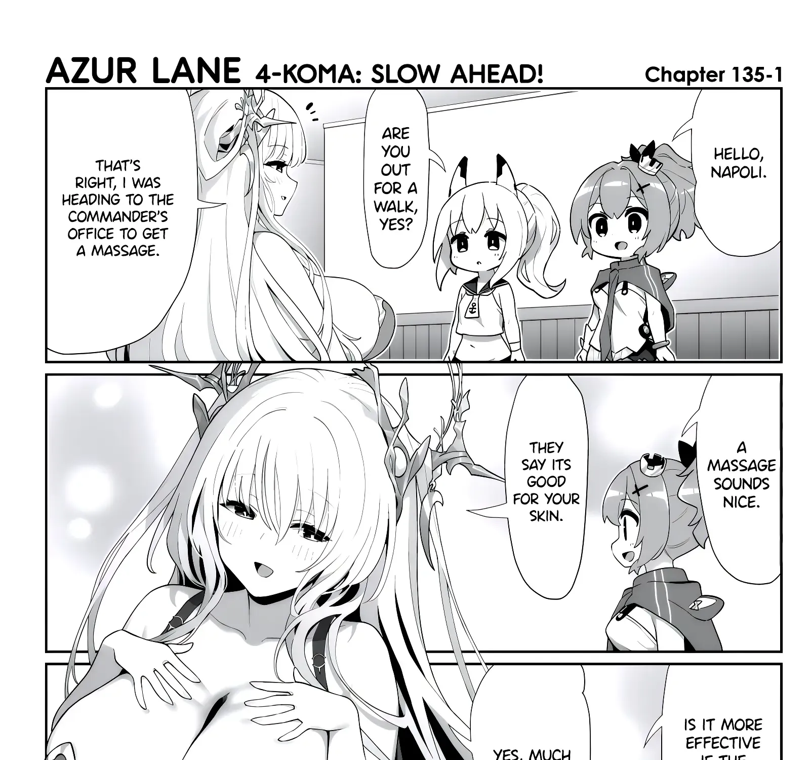 Azur Lane 4-koma: Slow Ahead Chapter 135 page 1 - MangaKakalot