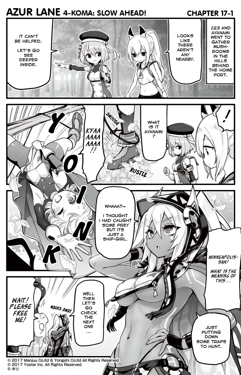 Azur Lane 4-koma: Slow Ahead Chapter 17 page 1 - MangaKakalot