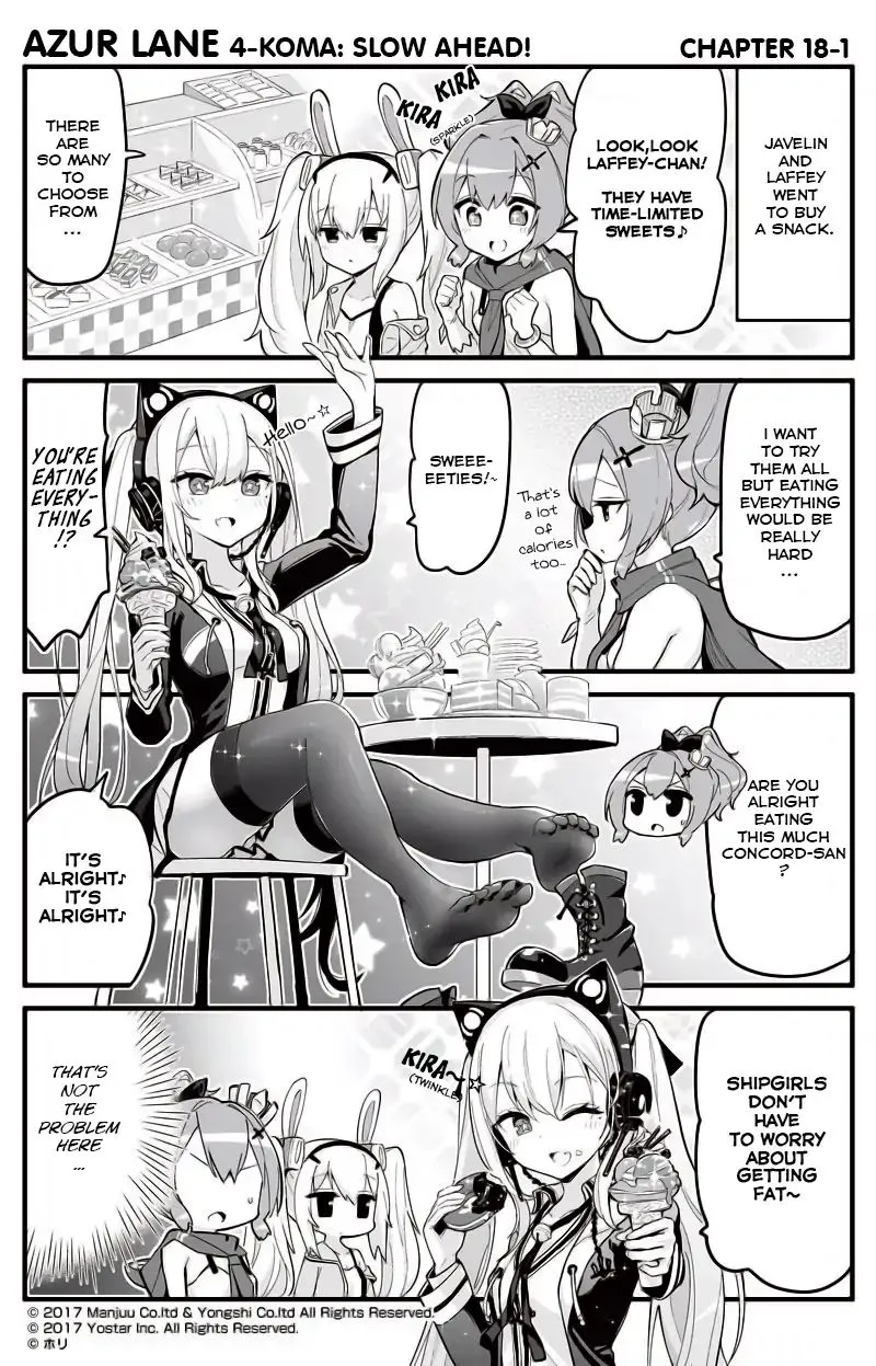 Azur Lane 4-koma: Slow Ahead Chapter 18 page 1 - MangaKakalot