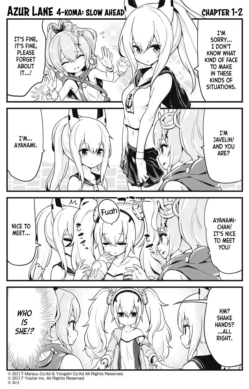 Azur Lane 4-koma: Slow Ahead Chapter 2 page 1 - MangaKakalot