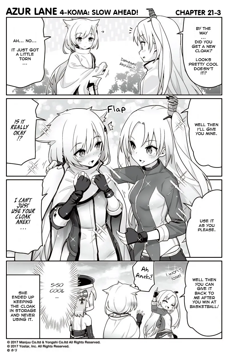 Azur Lane 4-koma: Slow Ahead Chapter 21 page 3 - MangaKakalot