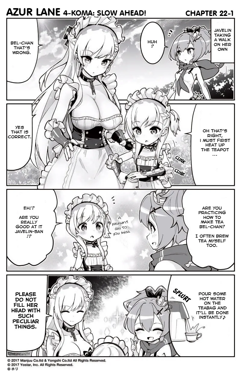 Azur Lane 4-koma: Slow Ahead Chapter 22 page 1 - MangaKakalot