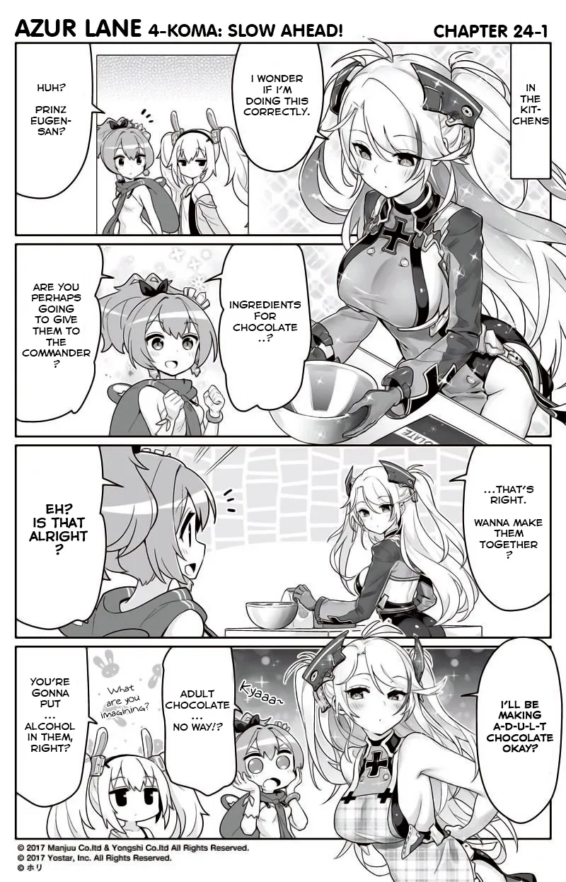 Azur Lane 4-koma: Slow Ahead Chapter 24 page 1 - MangaKakalot