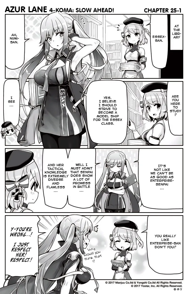 Azur Lane 4-koma: Slow Ahead Chapter 25 page 1 - MangaNato