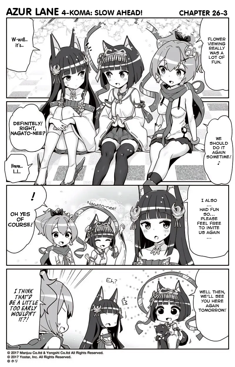 Azur Lane 4-koma: Slow Ahead Chapter 26 page 3 - MangaKakalot