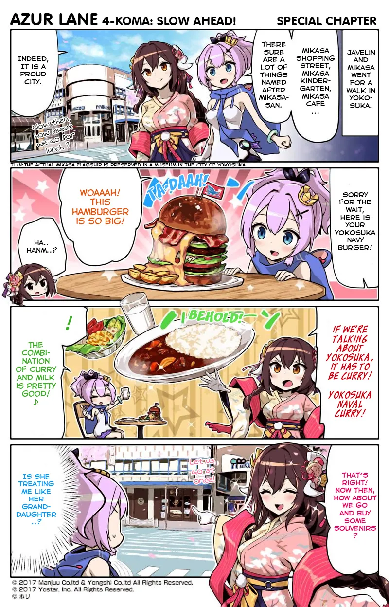 Azur Lane 4-koma: Slow Ahead Chapter 27.5 page 1 - MangaKakalot