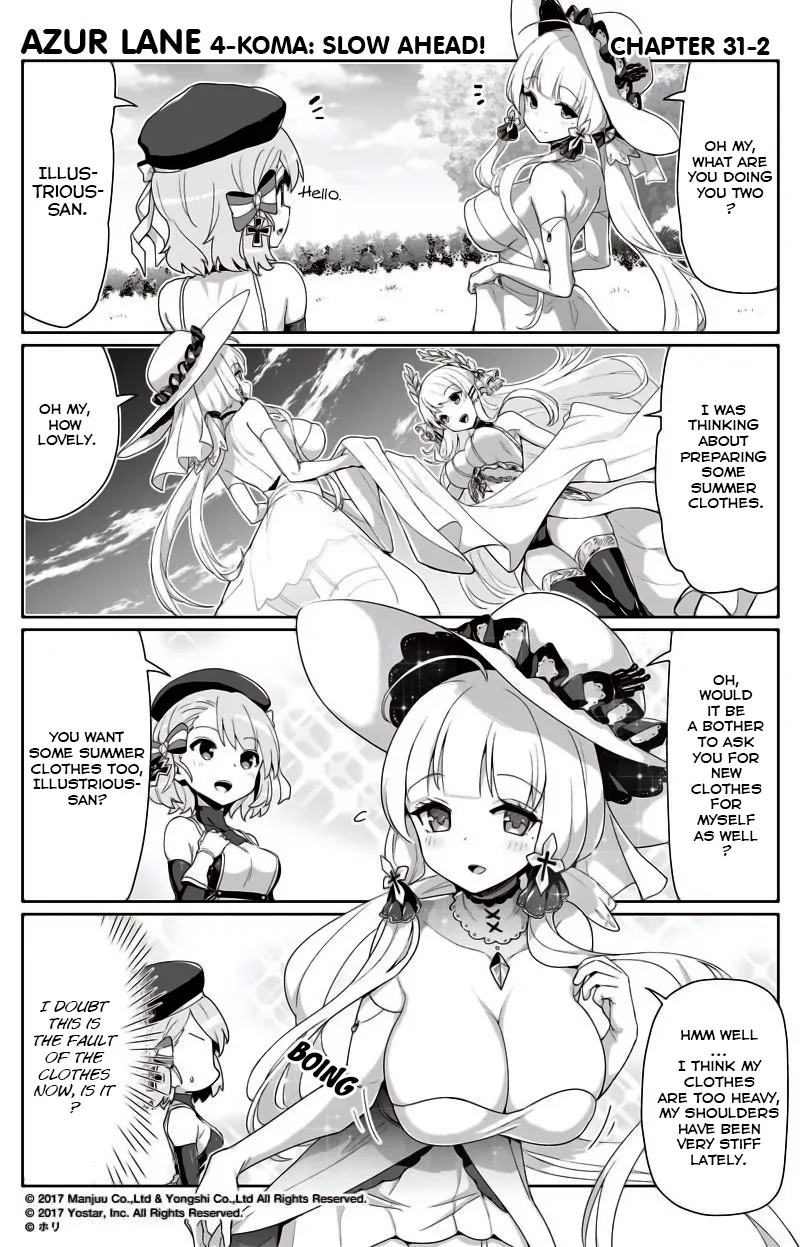 Azur Lane 4-koma: Slow Ahead Chapter 31 page 2 - MangaNato