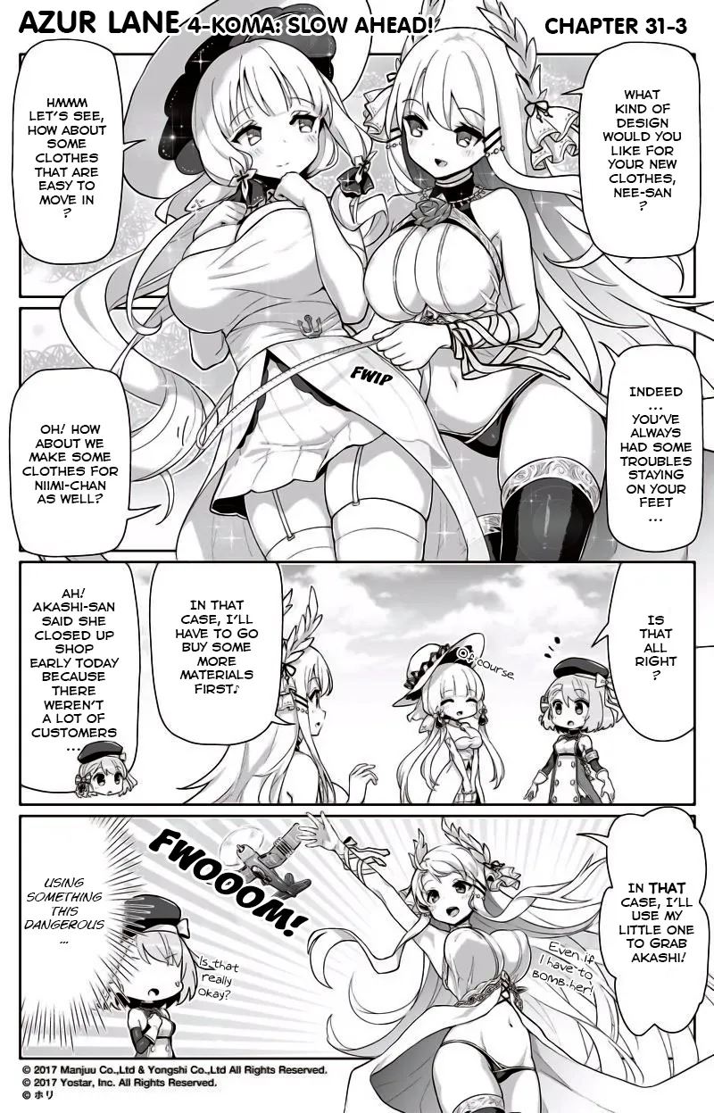 Azur Lane 4-koma: Slow Ahead Chapter 31 page 3 - MangaNato