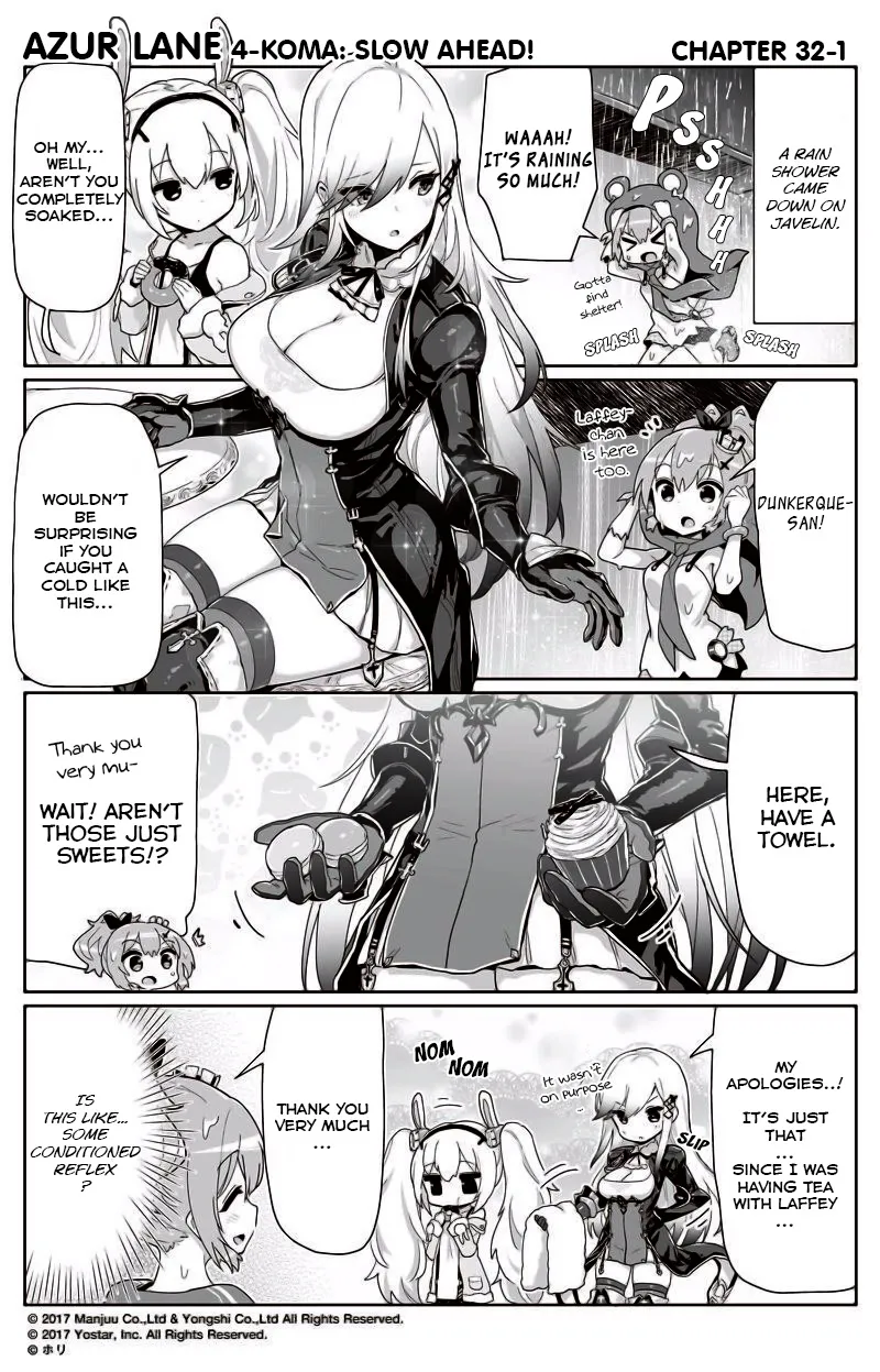 Azur Lane 4-koma: Slow Ahead Chapter 32 page 1 - MangaKakalot