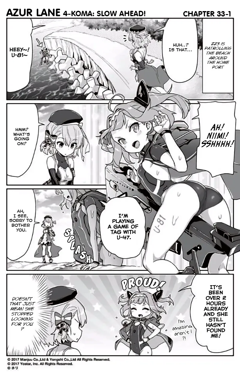 Azur Lane 4-koma: Slow Ahead Chapter 33 page 1 - MangaNato